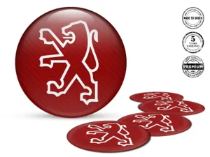 Peugeot Ruota Adesivi Edizione Stile Silicone Lusso